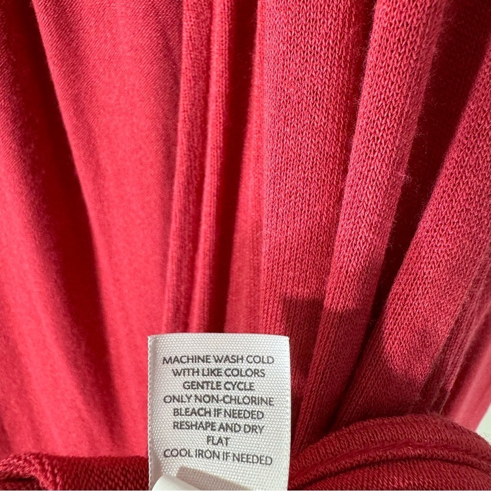 J.Jill Wearever Watermelon Lightweight Sweater Cardigan - Picture 9 of 9